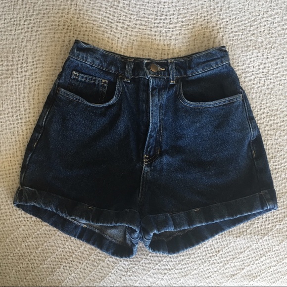 American Apparel High Waisted Shorts - Picture 1 of 6